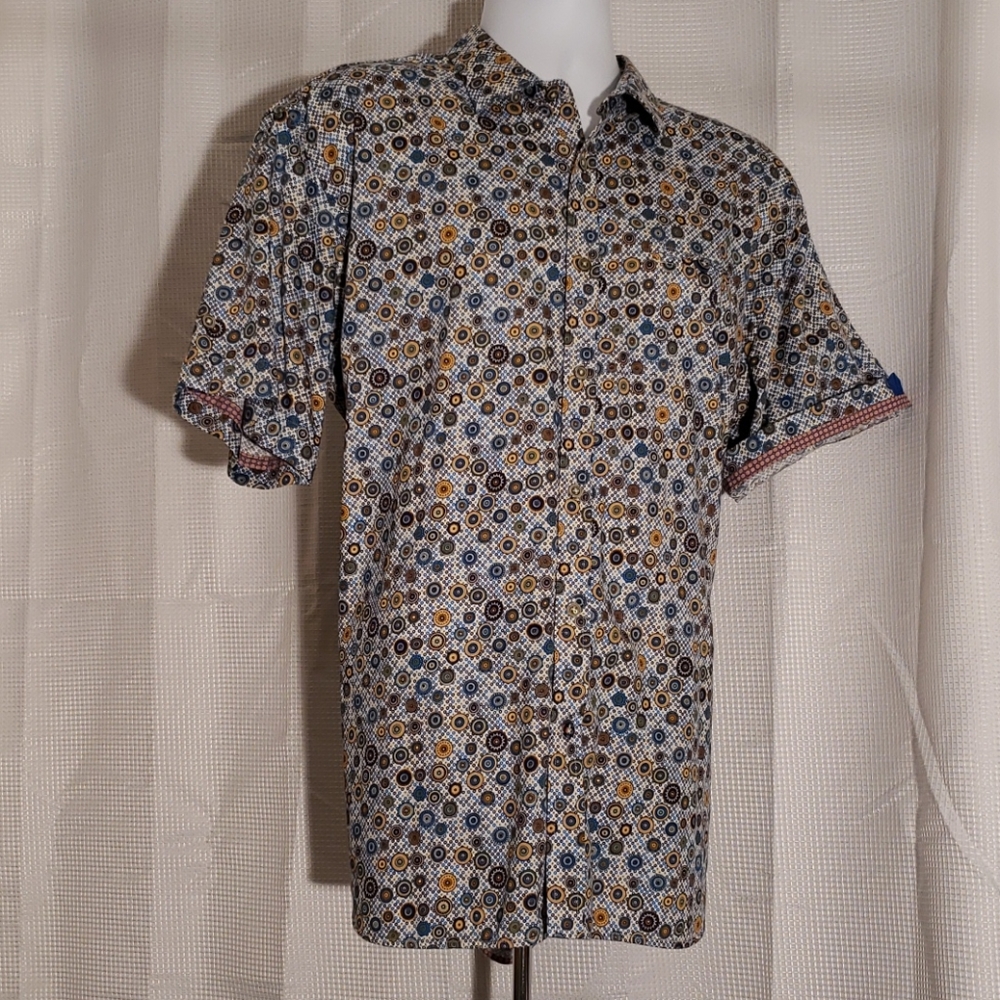 Visconti Black XL mens short sleeve shirt.
